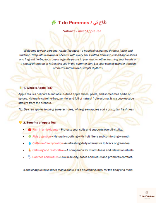 Digital PDF Guide - Apple Tea Recipes